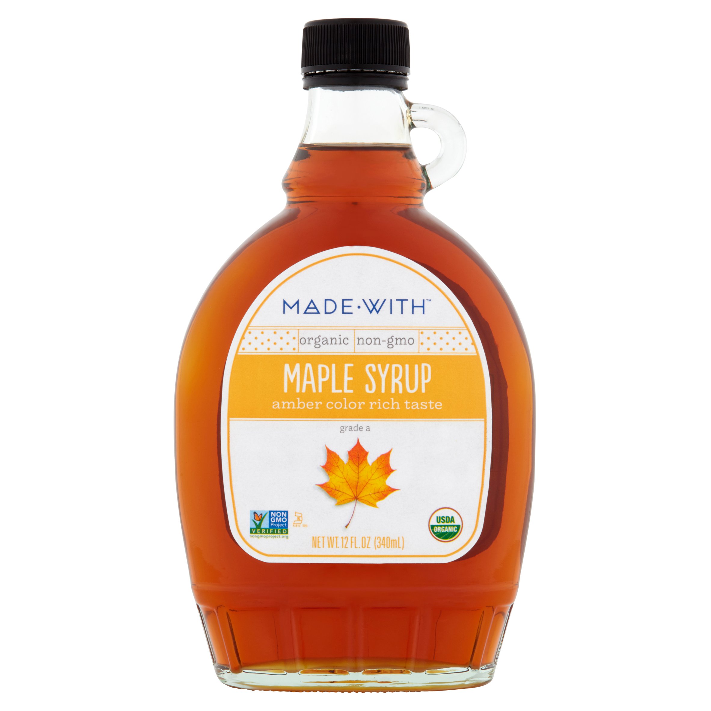 Made With Syrup Maple Grd A Ambr Org,12 Fo (Pack Of 12) - image 1 of 4