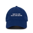 thumbnail image 1 of Made Ya Look Black Lives Matter Baseball Cap Embroidered Cotton Adjustable Dad Hat, 1 of 1