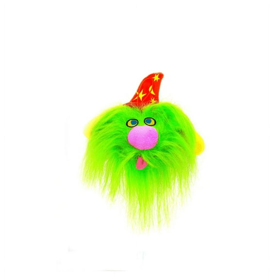 Made b Aliens Halloween Silly Plush Stuff Toy Screamer Goofy Scary Prime Bright Colors Halloween Trick or Treat Hat Elastic Hanger Decorator Fun Spooky Waddle Maxy the Green Monster