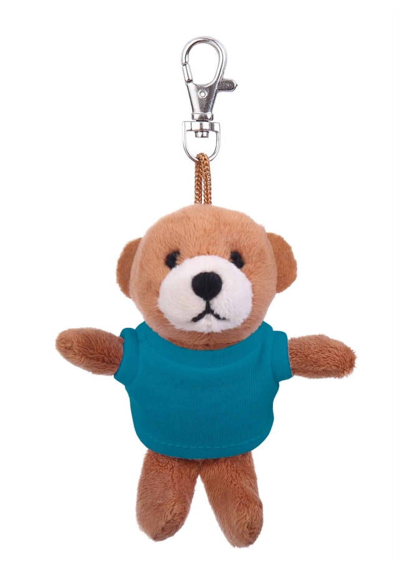 Mink Bling Teddy Bear Keychain
