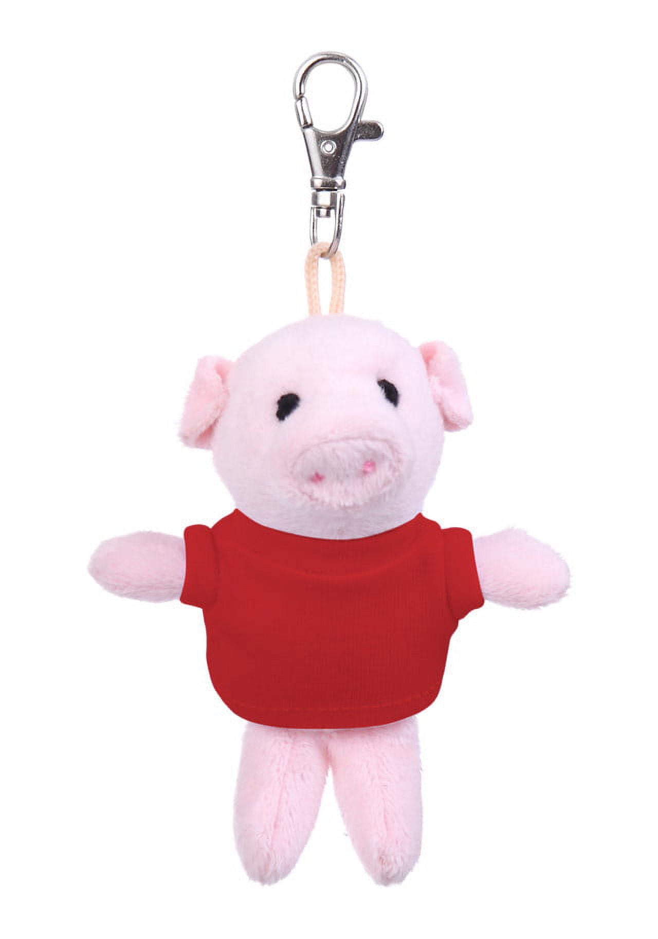 Fluffy hotsell pig keychain