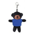 thumbnail image 1 of Made by Aliens Soft Plush Black Teddy Bear Keychain, Clip for Kids Keys, Purse & Bags,, 1 of 1