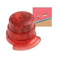 thumbnail image 1 of Made by Humans Staple Free Stapler Color Translucent Red, 1 of 2
