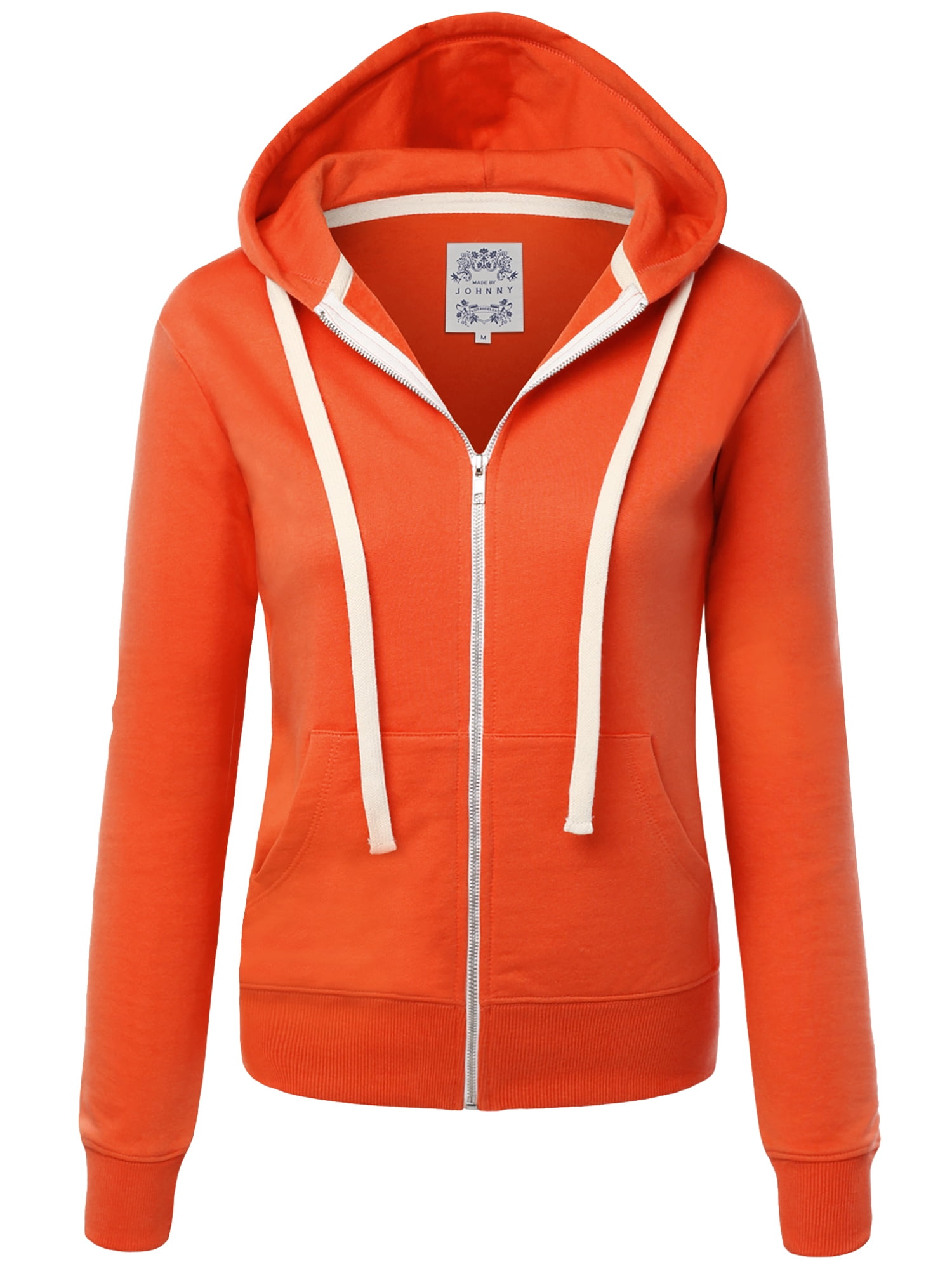 Made by Johnny Women s Active Fleece Zip Up Hoodie Sweater Jacket