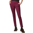 thumbnail image 1 of Made by Johnny Women's Casual Leggings Stretchy Work Ankle Pants Office Slacks with Pocket XL WINE, 1 of 6