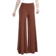 thumbnail image 1 of Made by Johnny Women's Chic Palazzo Lounge Pants L RUST, 1 of 6
