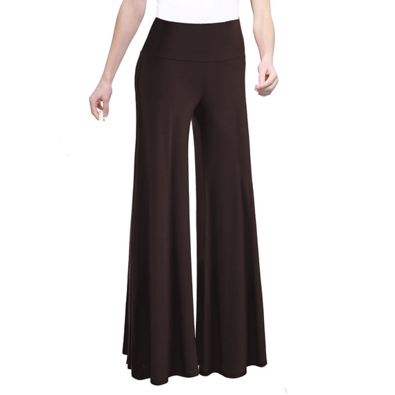 Made by Johnny Women's Chic Palazzo Lounge Pants XXXL BROWN
