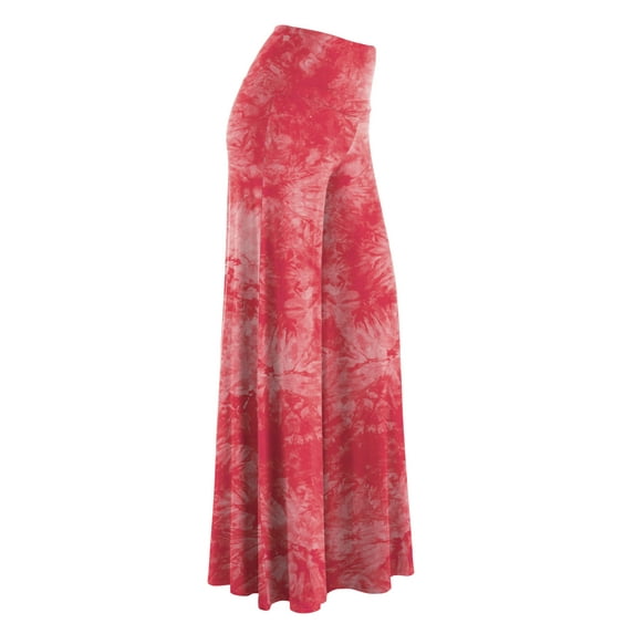 Made by Johnny Women's Chic Tie Dye Palazzo Pants XL CORAL
