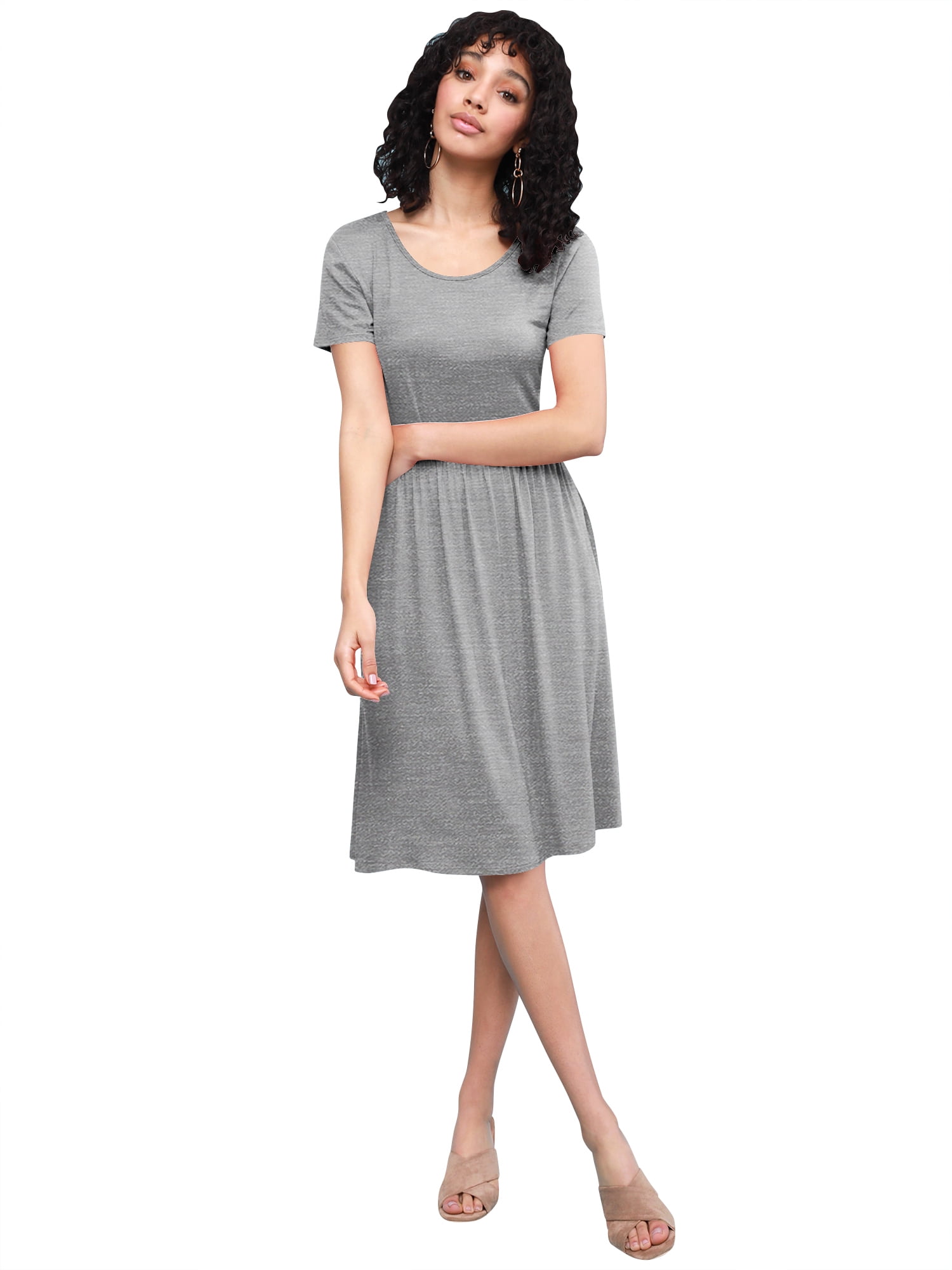 grey plain dress Light Grey Prom Dress A-Line V-Neck Lace Short Sleeves Chiffon Lace Lo Bridelily