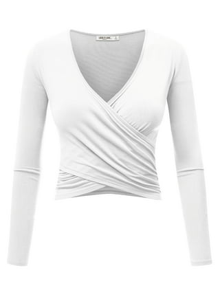 Listenwind Pearl Vest Sexy Pearl Bralette Top for Women V Neck