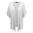 thumbnail image 1 of Made by Johnny Women's Kimono Style Short Sleeve Dolman Cardigan M WHITE, 1 of 6