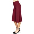 thumbnail image 1 of Made by Johnny Women's Knit Culottes Pants S WINE, 1 of 6