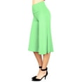 thumbnail image 1 of Made by Johnny Women's Knit Culottes Pants XS MINT, 1 of 6