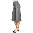 thumbnail image 1 of Made by Johnny Women's Knit Culottes Pants XXL HDG, 1 of 6