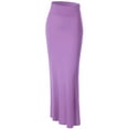 thumbnail image 1 of Made by Johnny Women's Lightweight Floor Length Maxi Skirt XL LILAC, 1 of 7