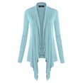thumbnail image 1 of Made by Johnny Women's Off-Duty Open Front Cardigan M AQUA, 1 of 6