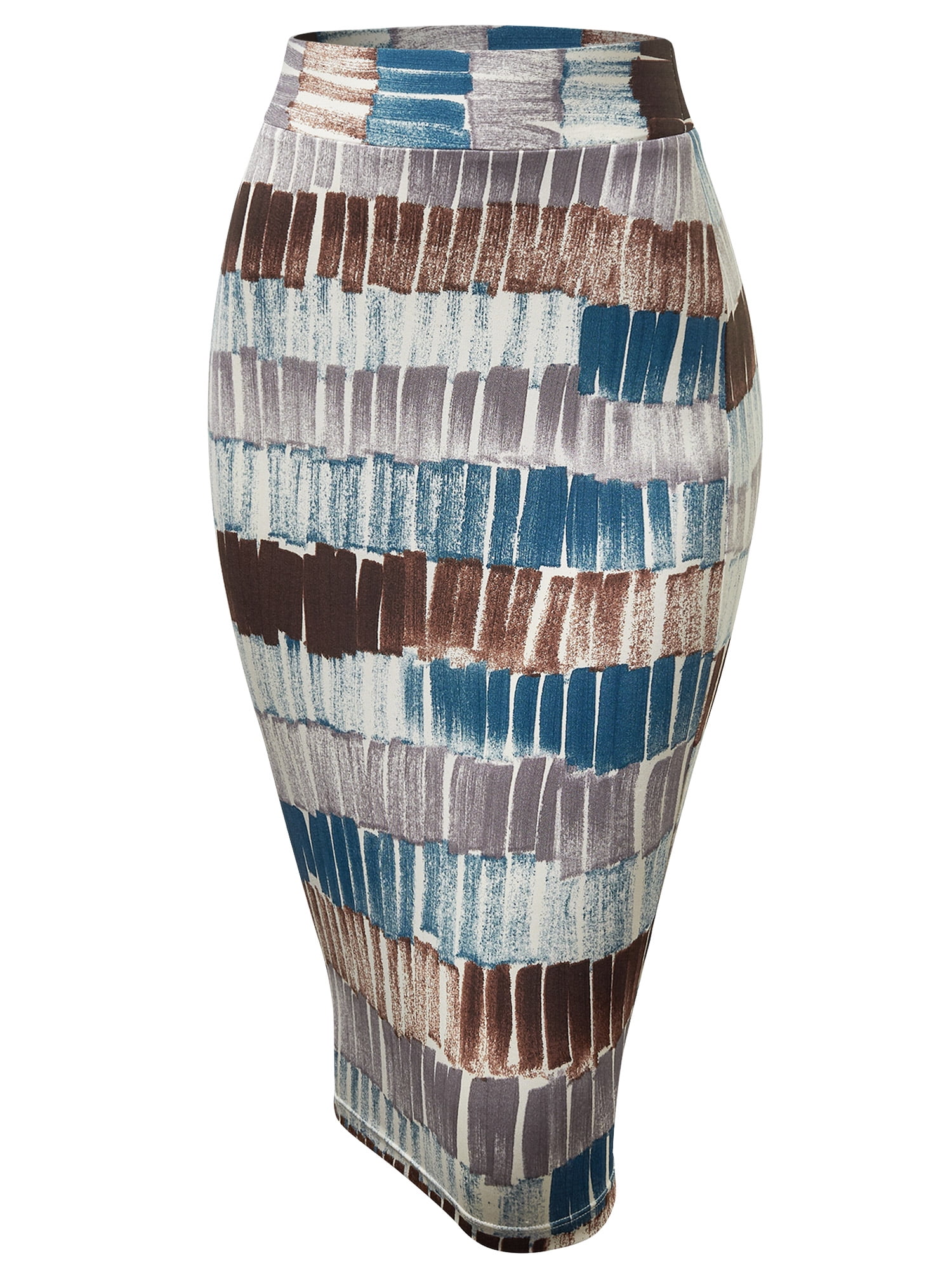 Vivo Basic Midi Pencil Skirt - Teal main image 0