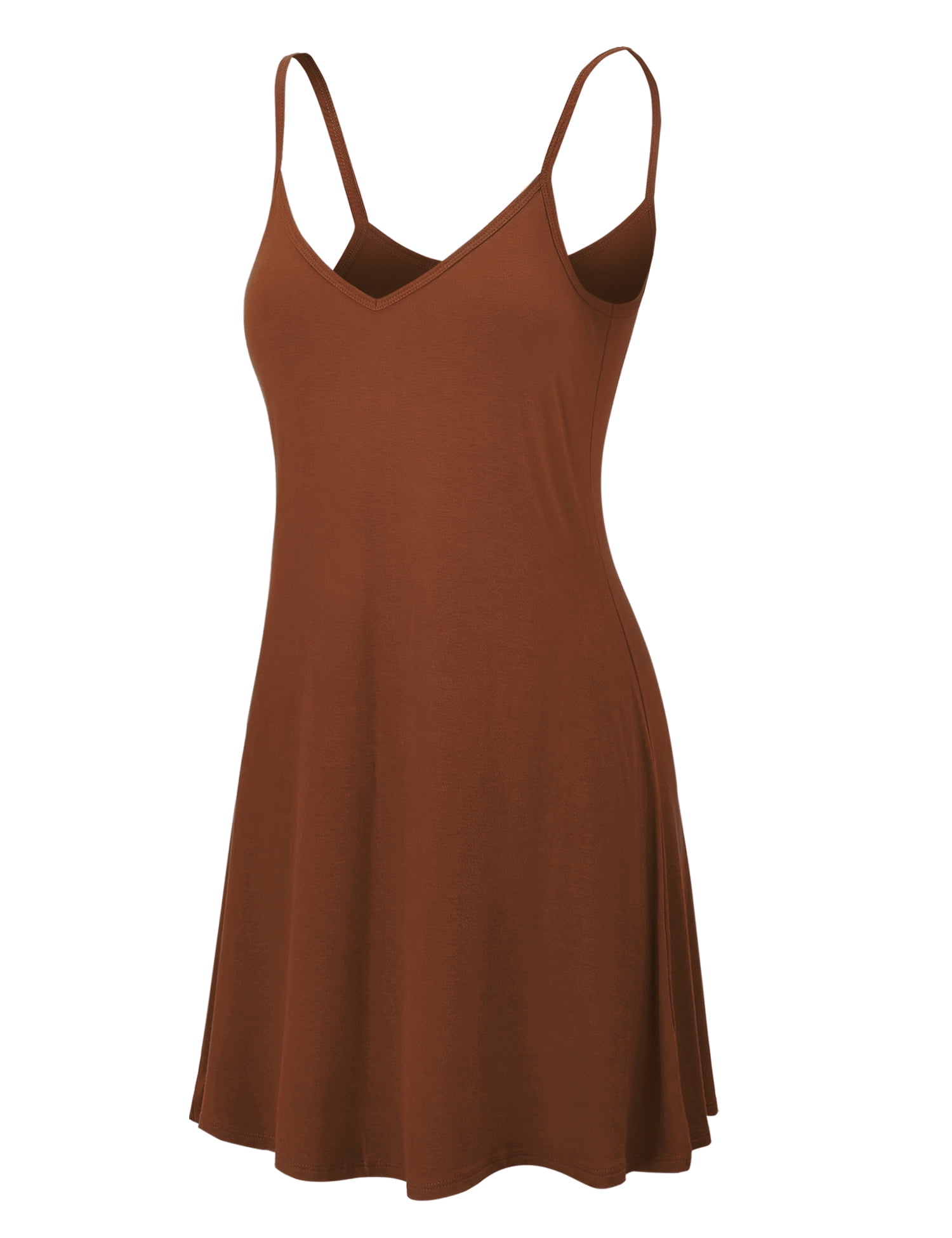 Made by Johnny Women's V-Neck Spaghetti Strap Tunic Short Made by Johnny Women's V-Neck Spaghetti Strap Tunic Short