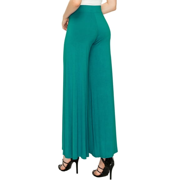 Made by Johnny Women's Wide Leg Palazzo Lounge Pants S JADE