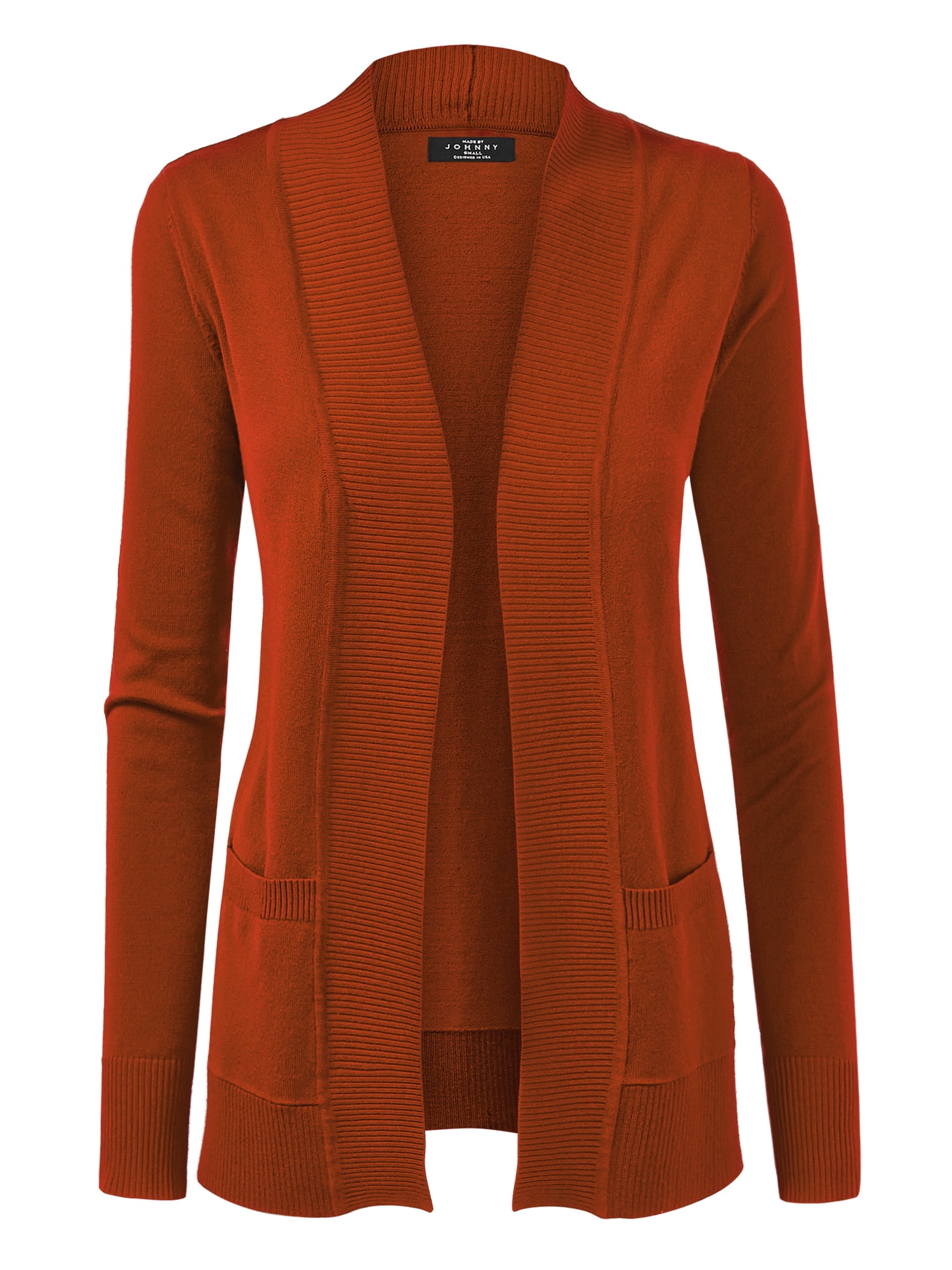 Now or Never Rust Orange Knit Cardigan