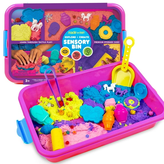 Made by Me! Explore + Create Unicorn Sensory Bin, Boys and Girls, Child, Ages 3+