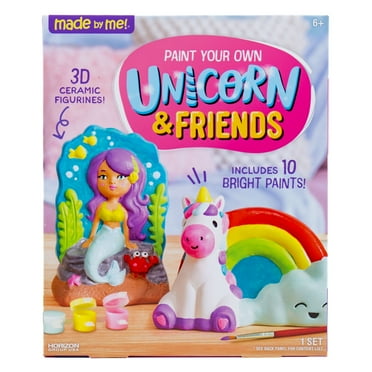 Made by Me Paint Your Own White Ceramic Unicorn & Friends Figurine Set