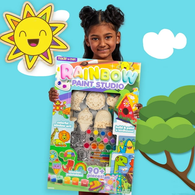 Made by Me Rainbow Paint Studio, Art & Craft Kit, Boys and Girls, Child