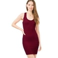thumbnail image 1 of Made by Olivia Women's Basic Sleeveless Racerback Round Neck Bodycon Mini Dress, 1 of 5