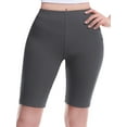 thumbnail image 1 of Made by Olivia Women's Basic Solid Active Yoga Biker Shorts, 1 of 5