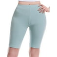 thumbnail image 1 of Made by Olivia Women's Basic Solid Active Yoga Biker Shorts, 1 of 5