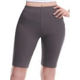 thumbnail image 1 of Made by Olivia Women's Basic Solid Active Yoga Biker Shorts, 1 of 5