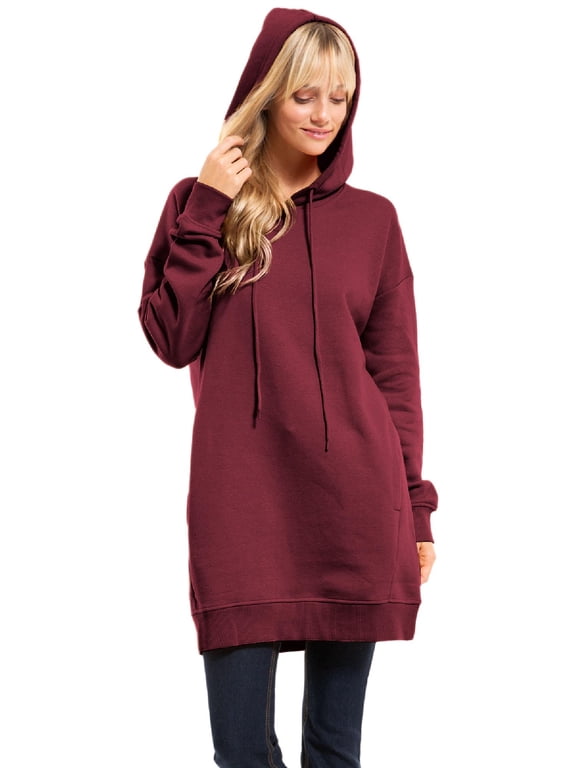 Women's Casual Oversized Fleece Hoodie Sweatshirts Loose Pullover Tunic Fall Outfits S~3X