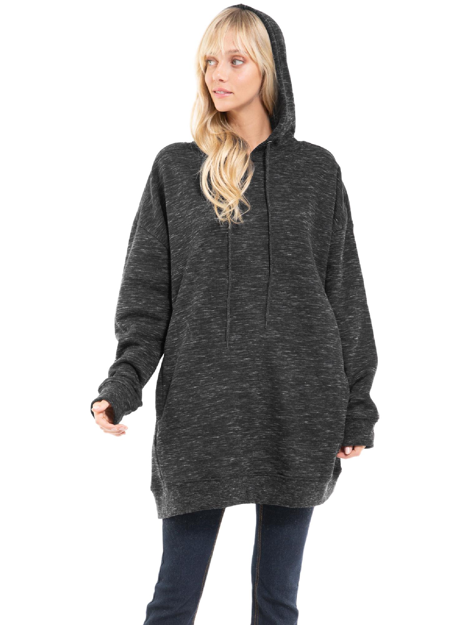 Made by Olivia Women's Casual Oversized Fleece Hoodie Sweatshirts Loose ...