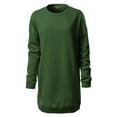 thumbnail image 1 of Made by Olivia Women's Casual Oversized Loose Fit Crew Neck Long Sleeves Fleece Pullover Sweatshirts Tunic S~3X, 1 of 5