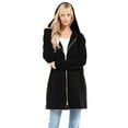 thumbnail image 1 of Made by Olivia Women's Casual Oversized Loose Fit Zip Up Pullover Hoodie Tunic Sweatshirt Jacket Fall Outfits (S-3X), 1 of 5