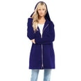 thumbnail image 1 of Made by Olivia Women's Casual Oversized Loose Fit Zip Up Pullover Hoodie Tunic Sweatshirt Jacket Fall Outfits (S-3X), 1 of 4