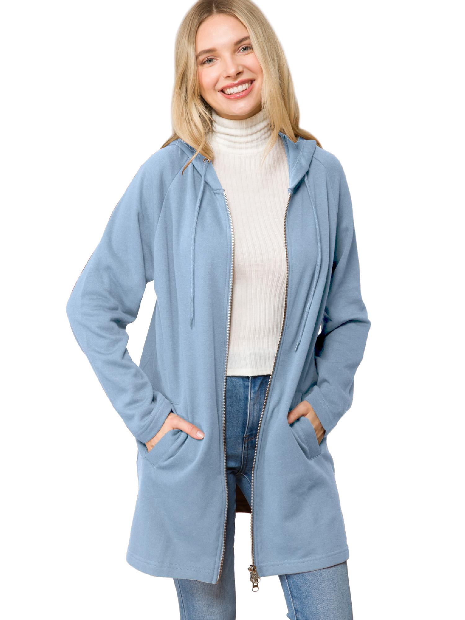 Zip Up Oversized Hoodie Sweatshirt for Men - Flavia