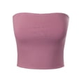 thumbnail image 1 of Made by Olivia Women's Causal Strapless Double layered Basic Sexy Tube Top, 1 of 3
