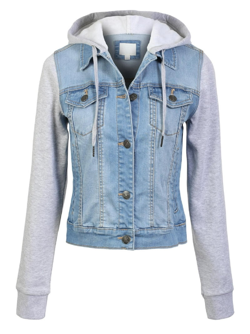 【X-girl】HOODED DENIM JACKET 61yBWYKXJFL._AC_SY350_QL65_.jpg