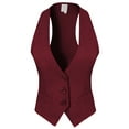 thumbnail image 1 of Made by Olivia Women's Dressy Casual Versatile Racerback Vest Tuxedo Suit Waistcoat, 1 of 6