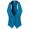 thumbnail image 1 of Made by Olivia Women's Dressy Casual Versatile Racerback Vest Tuxedo Suit Waistcoat, 1 of 6