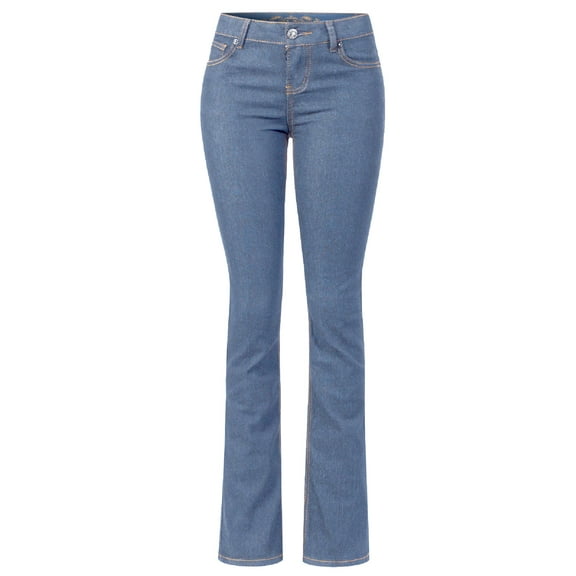 Made by Olivia Women's Fashion Trendy Sexy Stylish Flare Bell Bottom Bootcut Jean