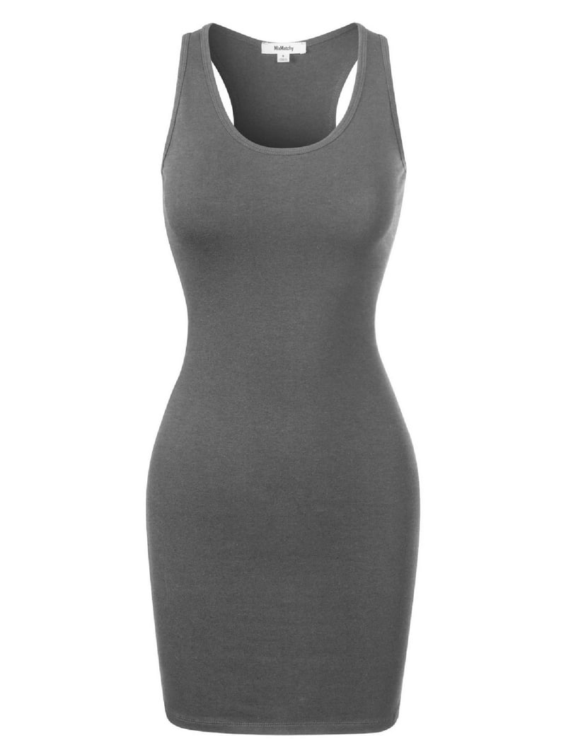 body con dress for women Inorin Womens Summer Bodycon Mini Scoop Neck Ruched Sleeveless Ribbed Knit Casual Party Club Short Tank Dress Apricot : Clothing, Shoes & Jewelry Great for any cup size What Is a Bodycon Dress?