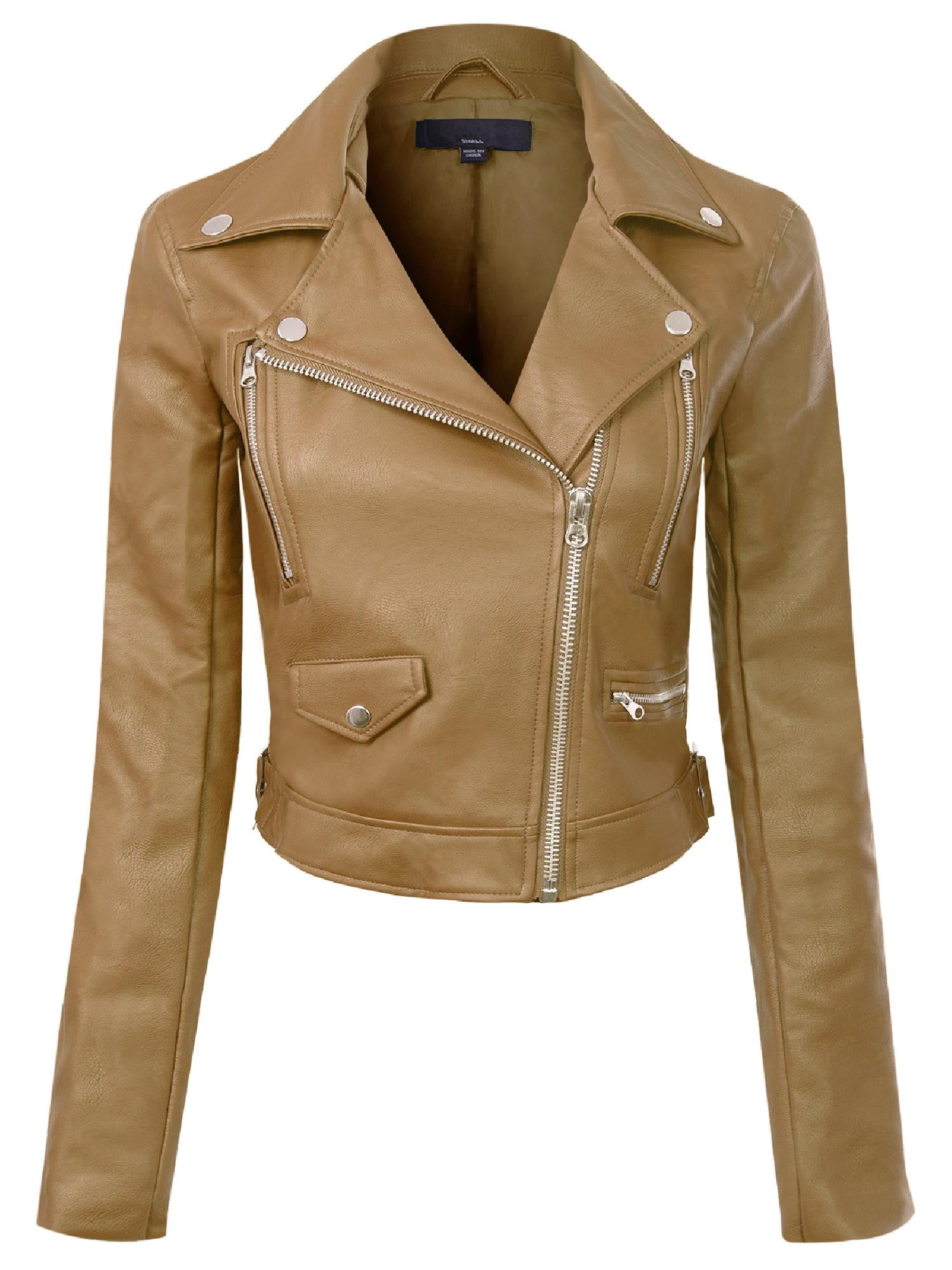 【新品タグ付き】Fake Leather Jacket/cizatto Zita Faux-Leather Moto Jacket | GUESS Factory