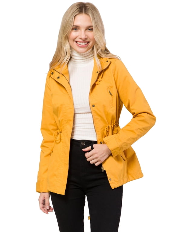 Women's Military Anorak Safari Hoodie Jacket