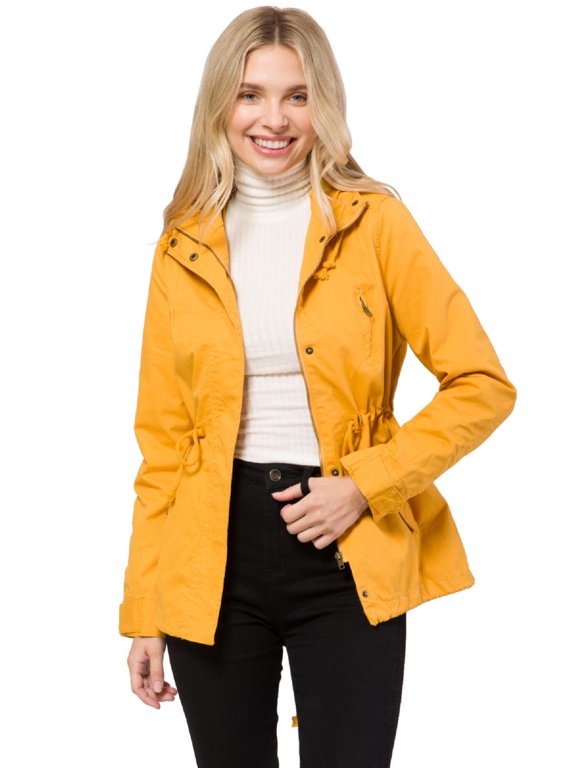 Women's Military Anorak Safari Hoodie Jacket