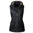 thumbnail image 1 of Made by Olivia Women's Military Soft Faux Lined Anorak Utility Hooded Jacket Vest, 1 of 4