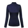 thumbnail image 1 of Made by Olivia Women's Mock Neck Long Sleeve Turtleneck Slim Fit Sweater Top, 1 of 3