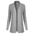 thumbnail image 1 of Made by Olivia Women's Open Front Long Sleeve Classic Knit Cardigan, 1 of 7