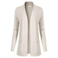 thumbnail image 1 of Made by Olivia Women's Open Front Long Sleeve Classic Knit Cardigan, 1 of 3